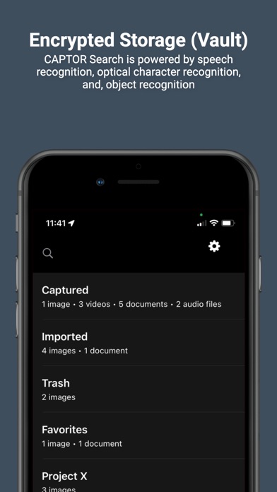 CAPTOR for BlackBerry Screenshot