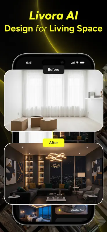 Livora AI: Home Design & Decor screenshot 1 of 5
