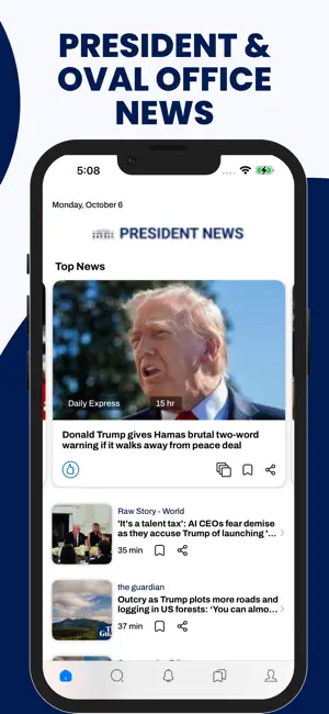 President & Oval Office News screenshot 1