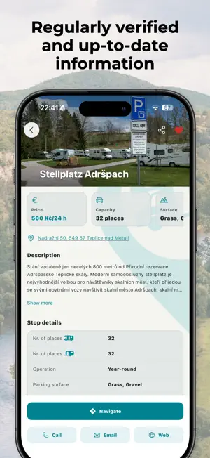 Camper Stops CZ & Motorhome screenshot 4