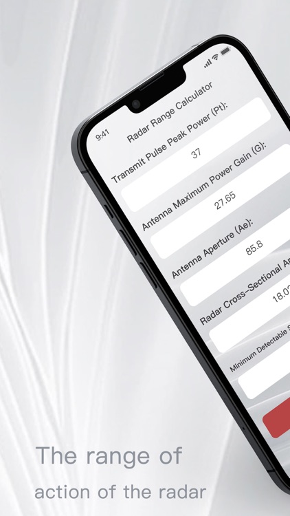 Radar operating range calc