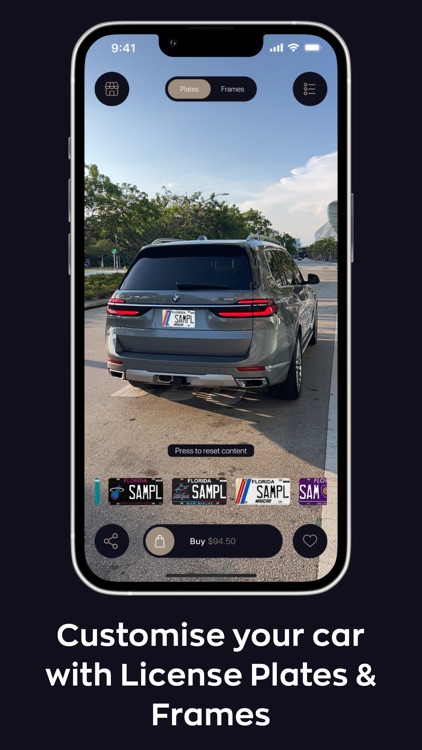 Plate Jade auto tag customizer