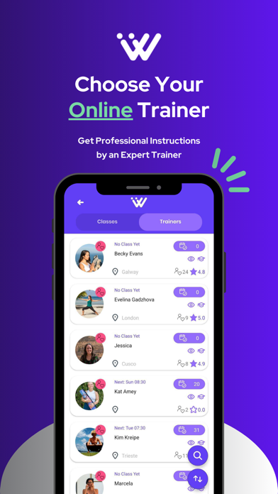 Personal Coach - Live Training Screenshot