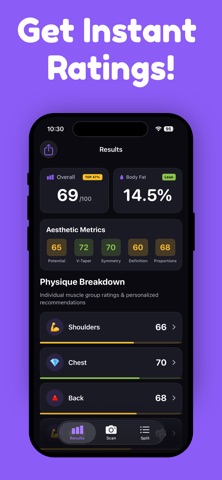 Aesthetics AI - Physique Rated Screenshot 2 of 3