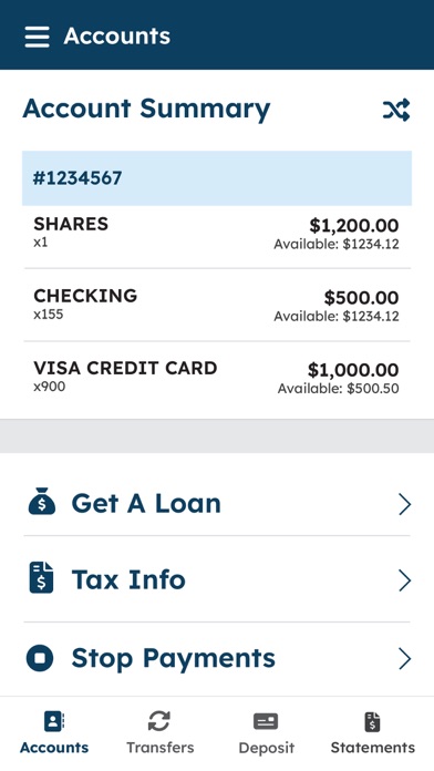 Lakewood Credit Union Screenshot