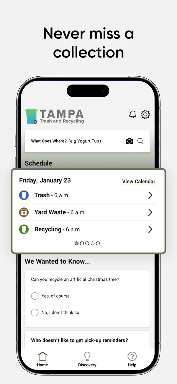 Screenshot #3 pour Tampa Trash and Recycling
