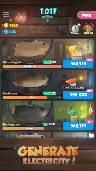 Hamsters: Idle Game Screenshot