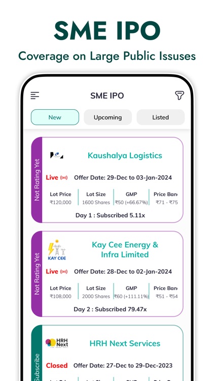 IPO Notes - Mainboard, SME IPO