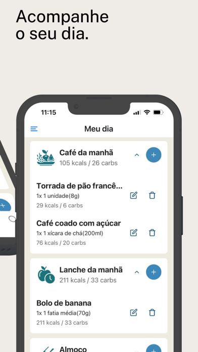 Contagem de Carboidratos - SBD Screenshot