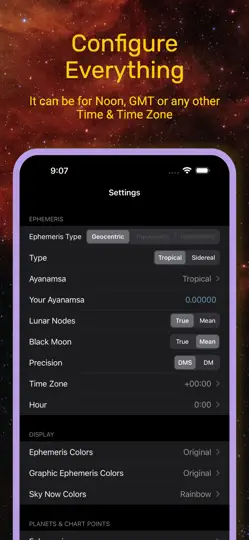 IPhemeris Astrology Ephemeris iPhone Ekran Görüntüsü 5