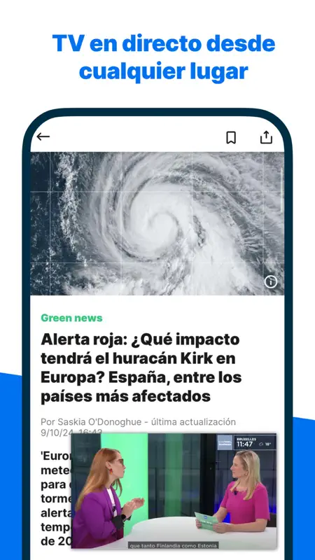 Euronews - Noticias en directo screenshot 3 of 6