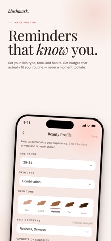 BlushMark: Makeup Tracker Screenshot 4 of 5