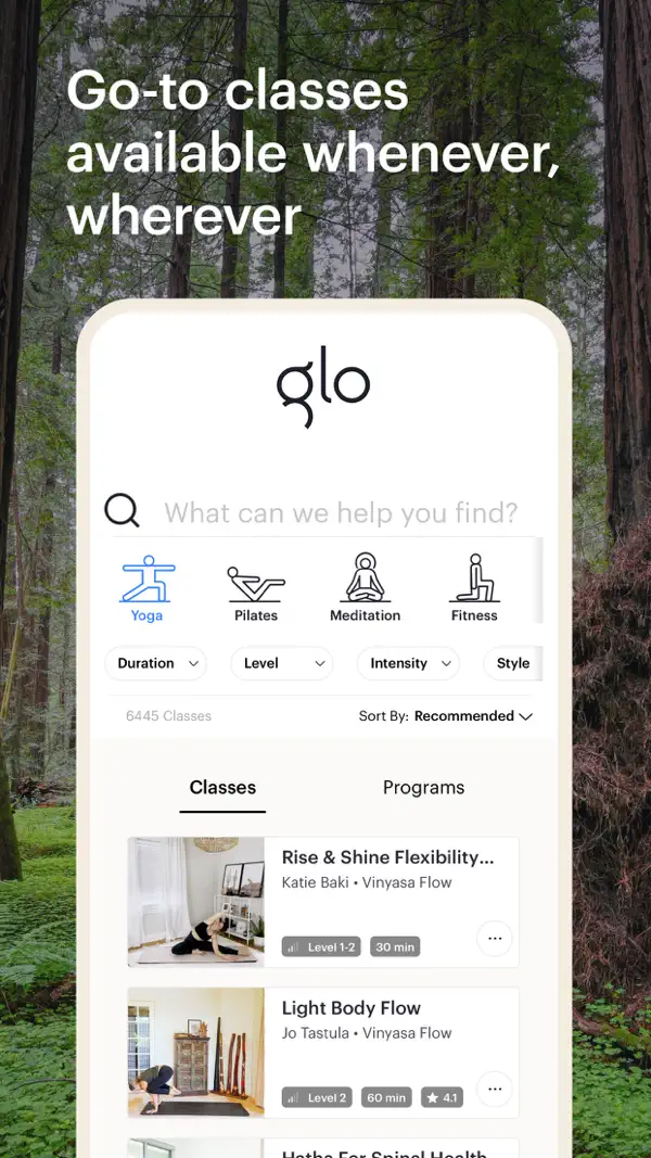 Glo | Yoga and Meditation App iPhone App Screenshot 7 – Gesundheit & Fitness