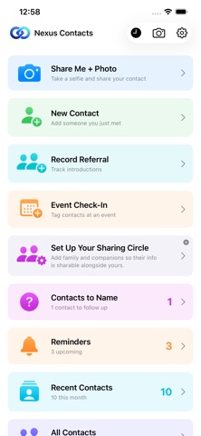 Nexus Contacts screenshot