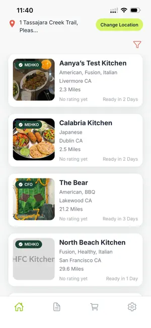 Home Food Central (HFC) screenshot 2