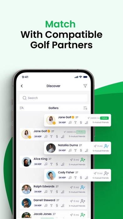 GolfLync: Golfing Social Media Screenshot