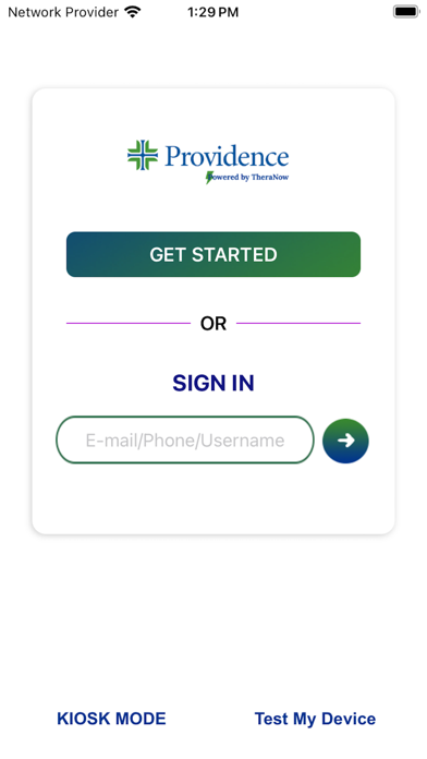 Providence Virtual Therapy Screenshot