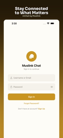 mChat by Muslink screenshot
