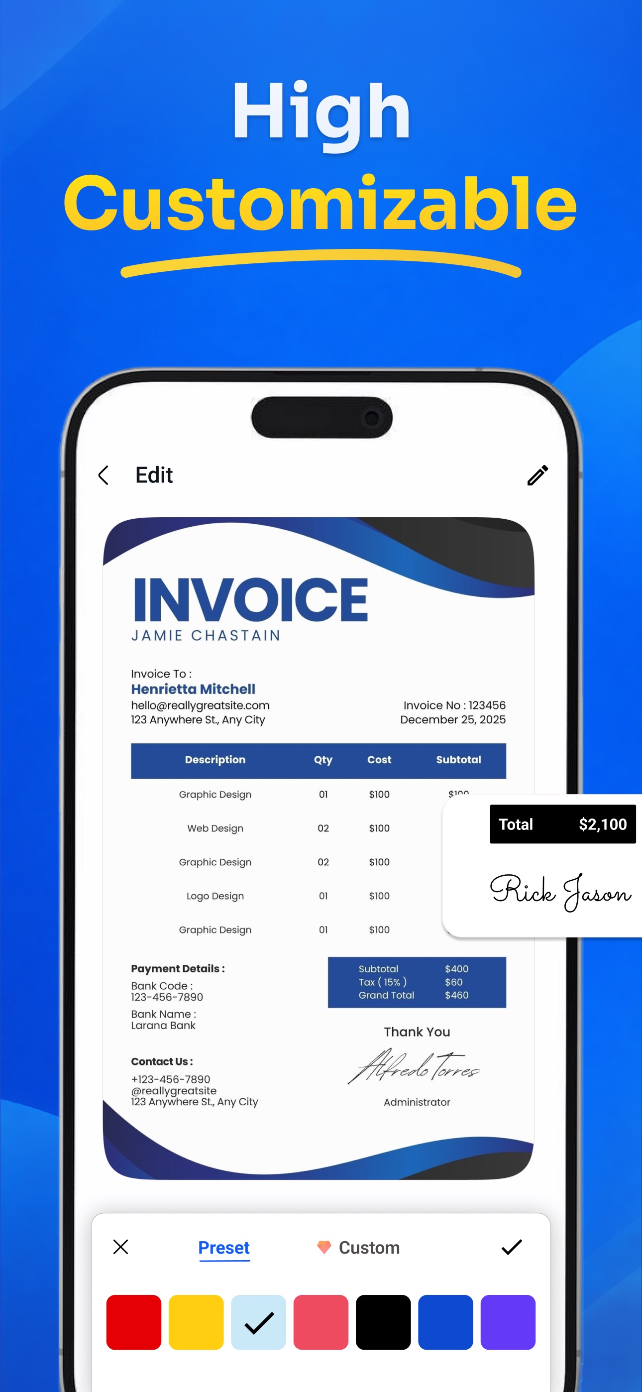 Screenshot 4 of Invoice Maker, Make Receipt