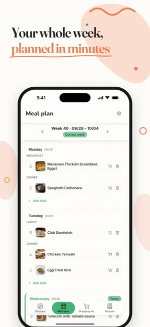Wochentisch: Meal Planner screenshot 2