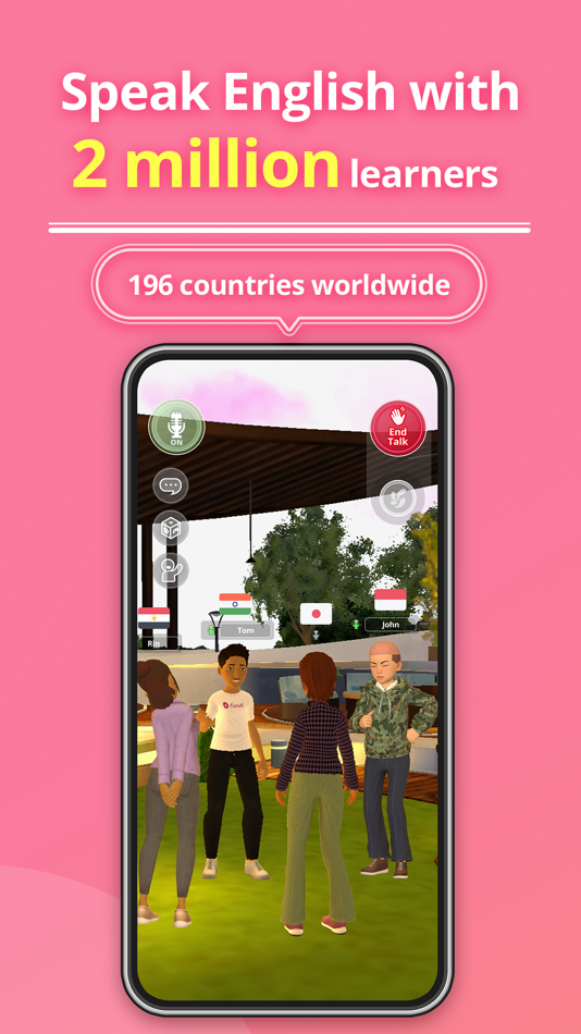 #1. fondi:Talk in a virtual space (iOS) 由: Compass Pioneering Inc.