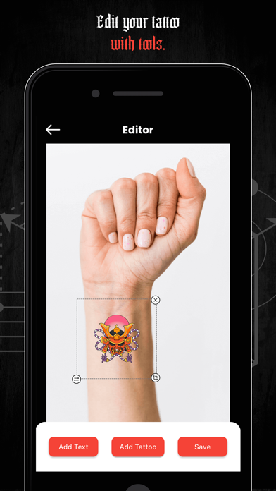 AI Tattoo Ink Design Screenshot