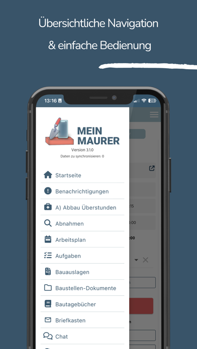 MeinMaurer Screenshot