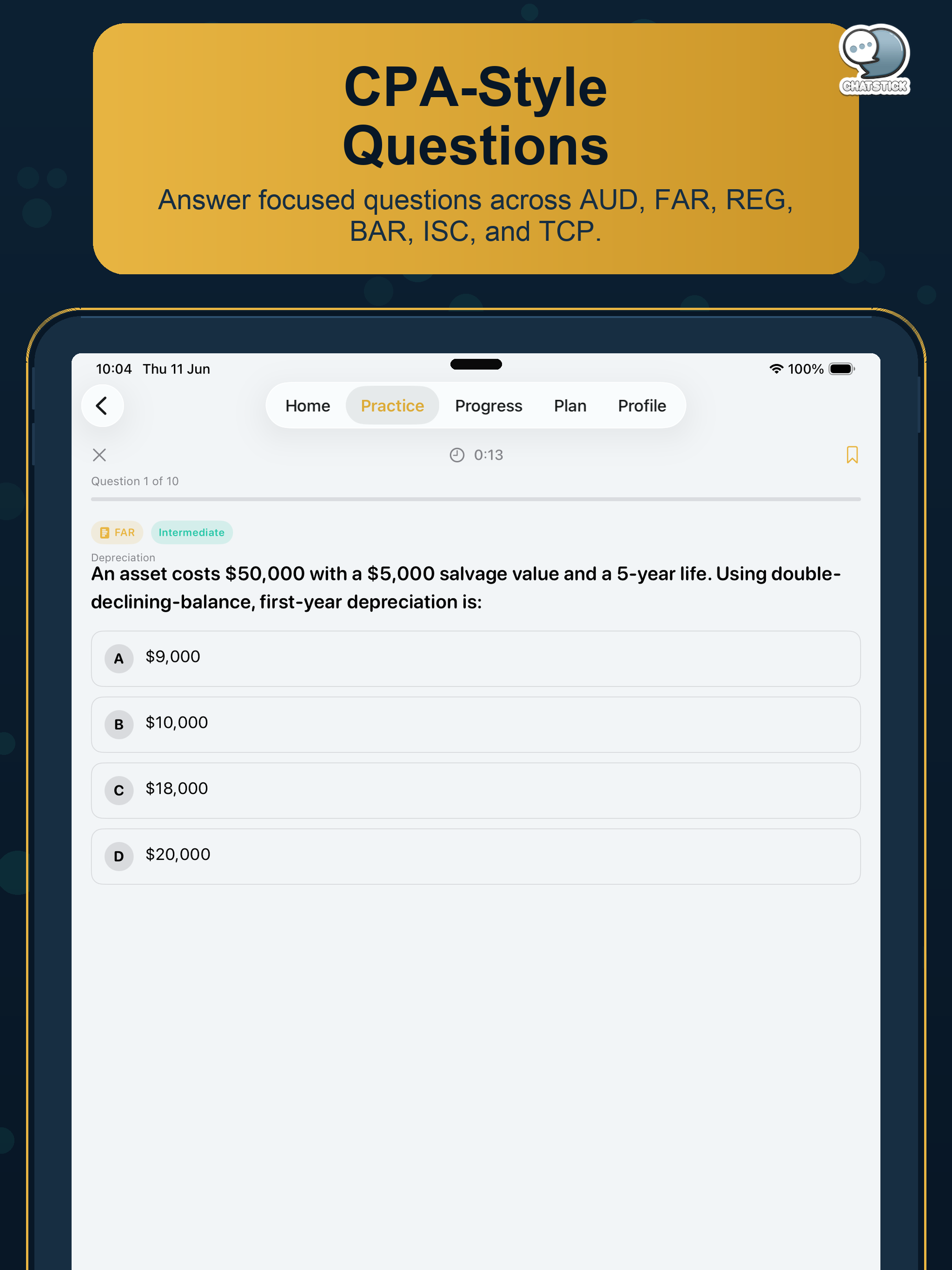 CPA Ledger Exam Prep by CS screenshot 13