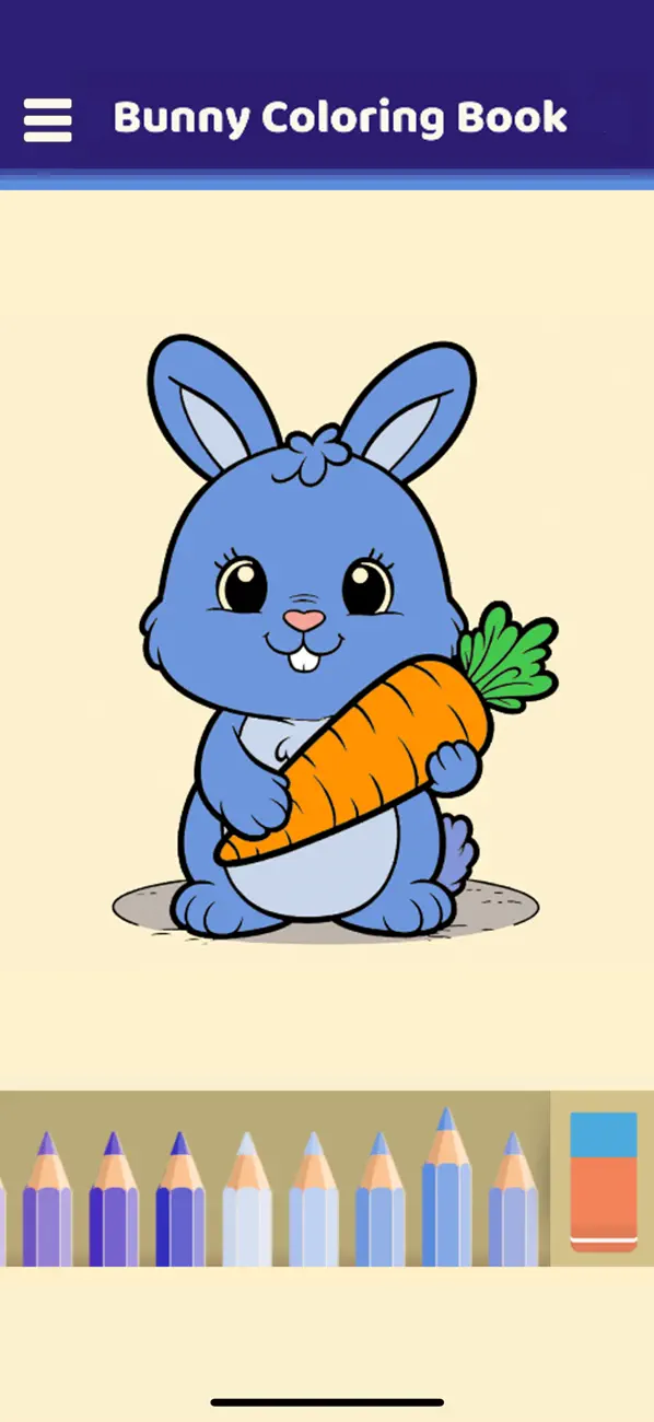 Screenshot #1 pour Bunny Coloring Book
