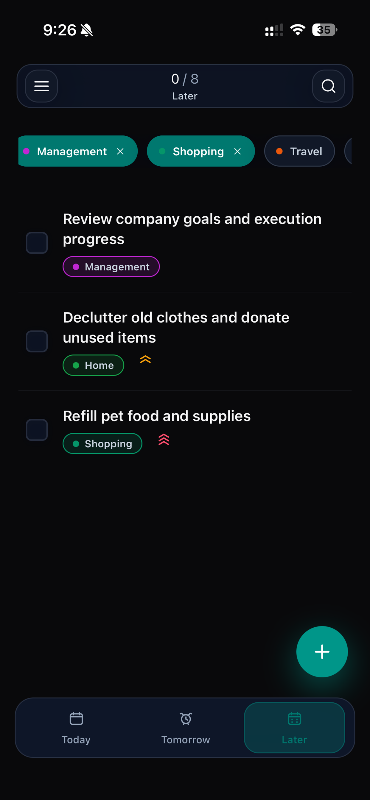 Offtasks