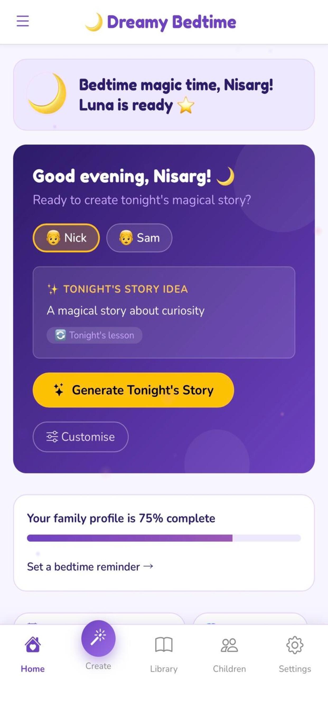 Screenshot 4 of Dreamy Bedtime