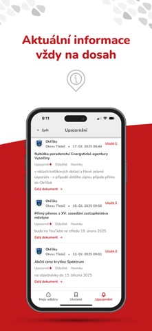 Města a obce screenshot