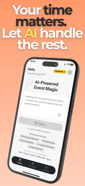 Text2Cal: Calendar AI screenshot 3