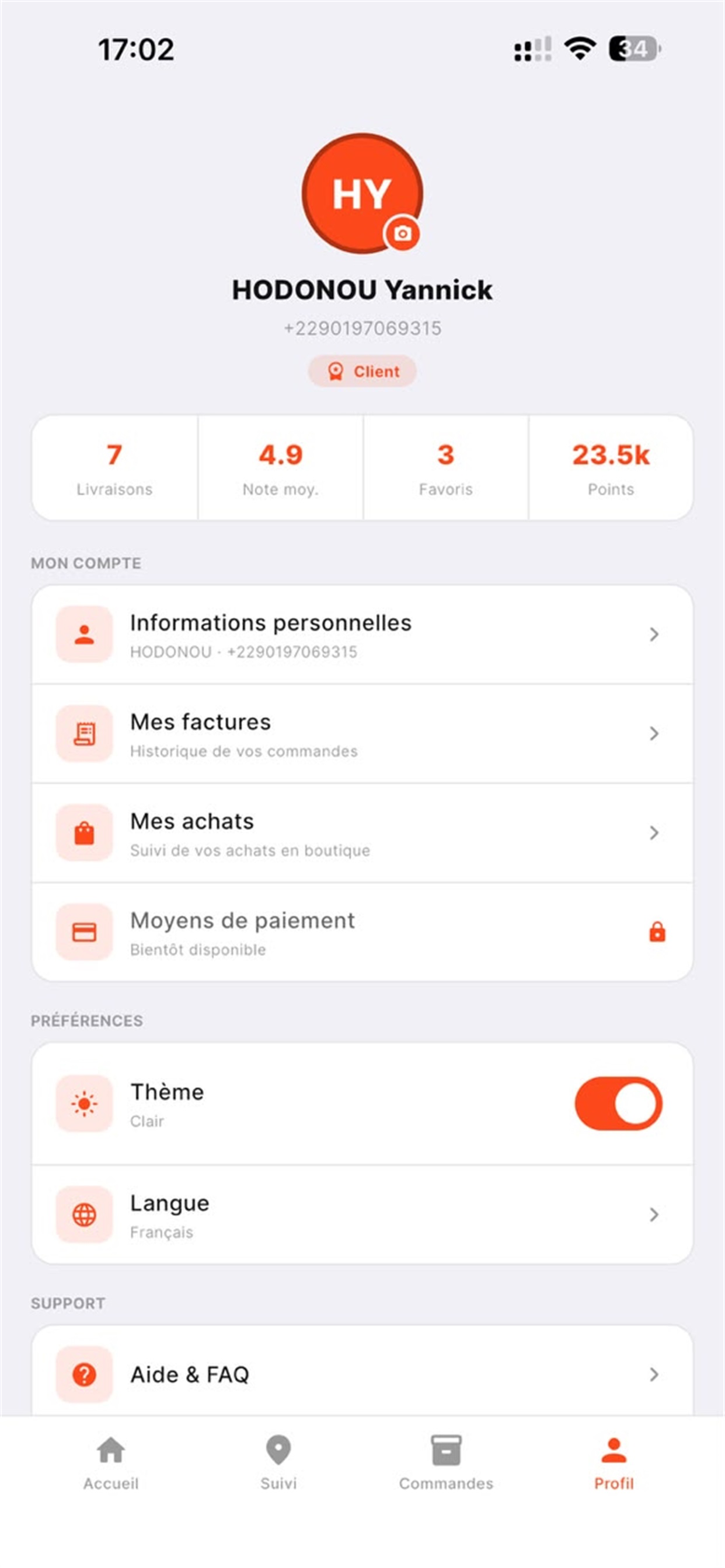 LeTransporteur - Client screenshot 10