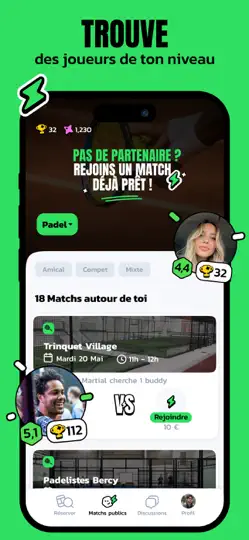 Capture d'écran de Anybuddy - Play Padel & Tennis sur iPhone 5