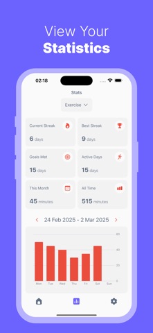 Duse - Habit Tracker Screenshot 3 of 7