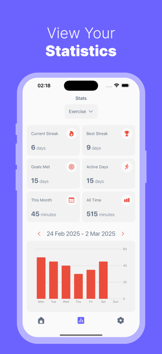 Duse - Habit Tracker Screenshot 3 of 7