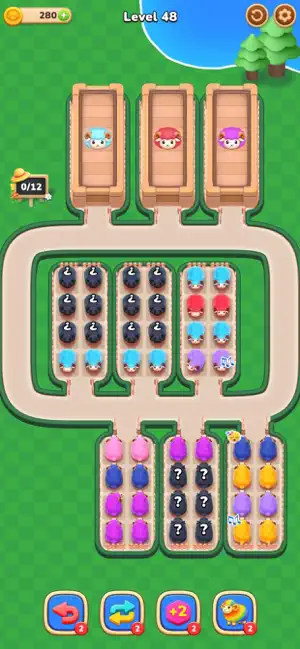 Sheep Sort: 3D Color Puzzle screenshot 1