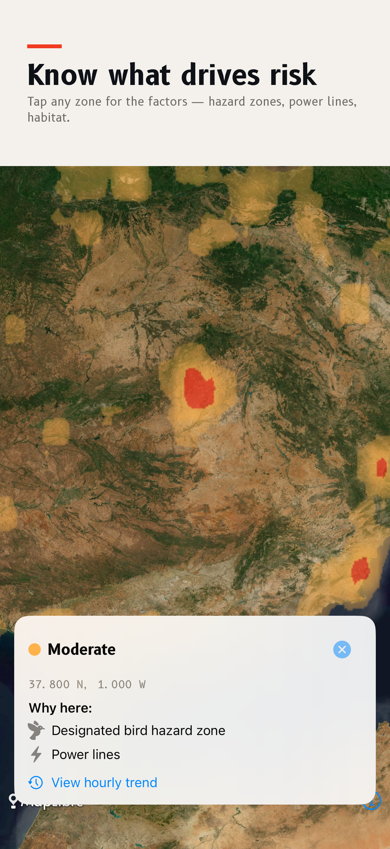 BirdRisk: Bird Strike Risk screenshot 2