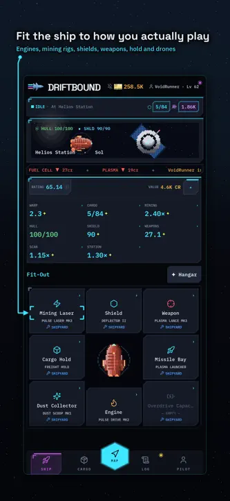 Driftbound: Idle Space RPG screenshot 10
