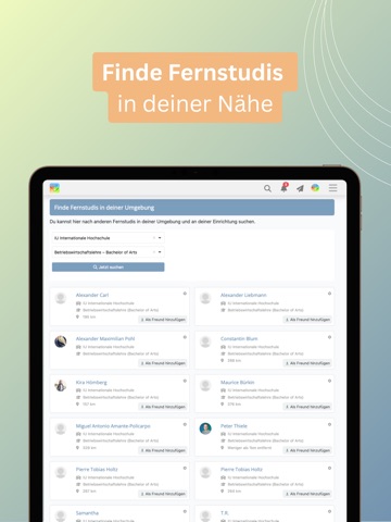 Fernstudi.net iPad screenshot