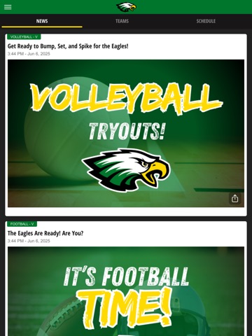 Eastern Alamance Eagles iPad screenshot