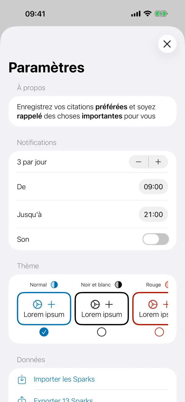 Screenshot #2 pour Daily Sparks