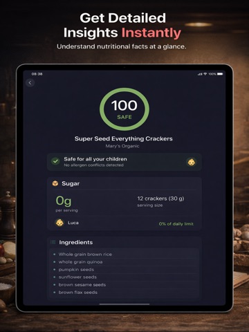 Snack Check: Kids Food Scanner iPad screenshot