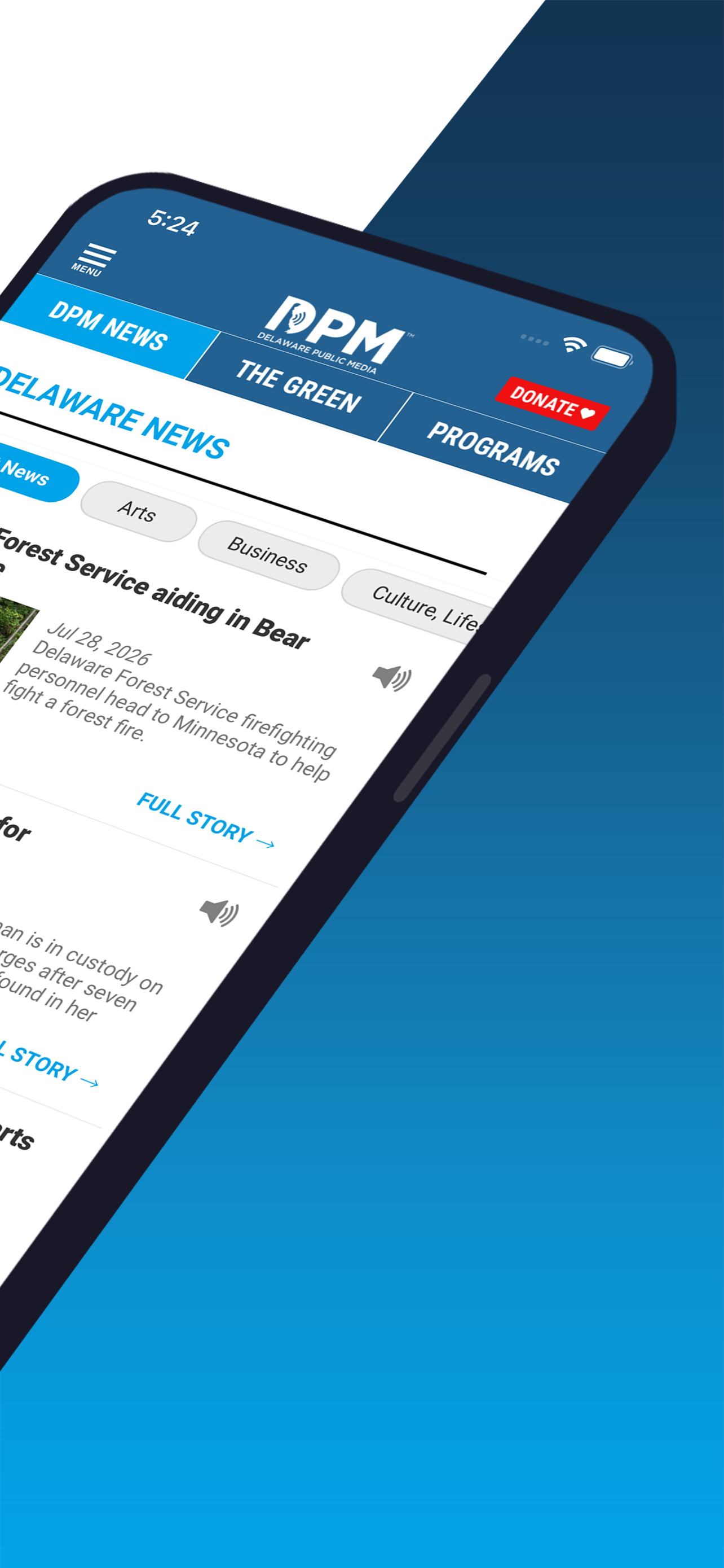 Delaware Public Media screenshot 2