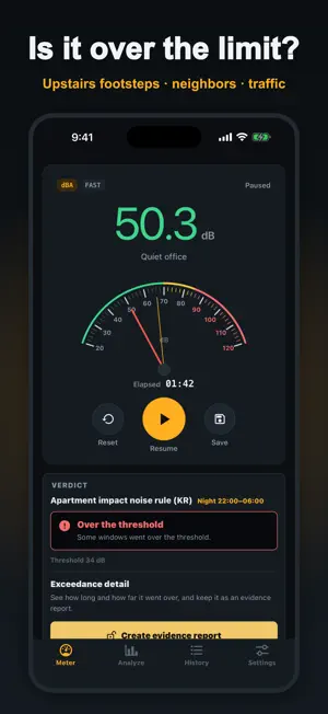 Noise Meter: Decibel dB Meter screenshot 1