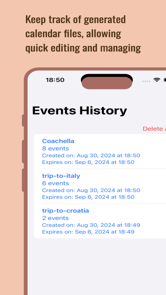 #4. Calendarco: Event Scanner (iOS) By: Domagoj Bunoza