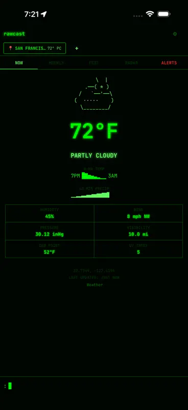 rawcast — Terminal Weather screenshot 8 of 8