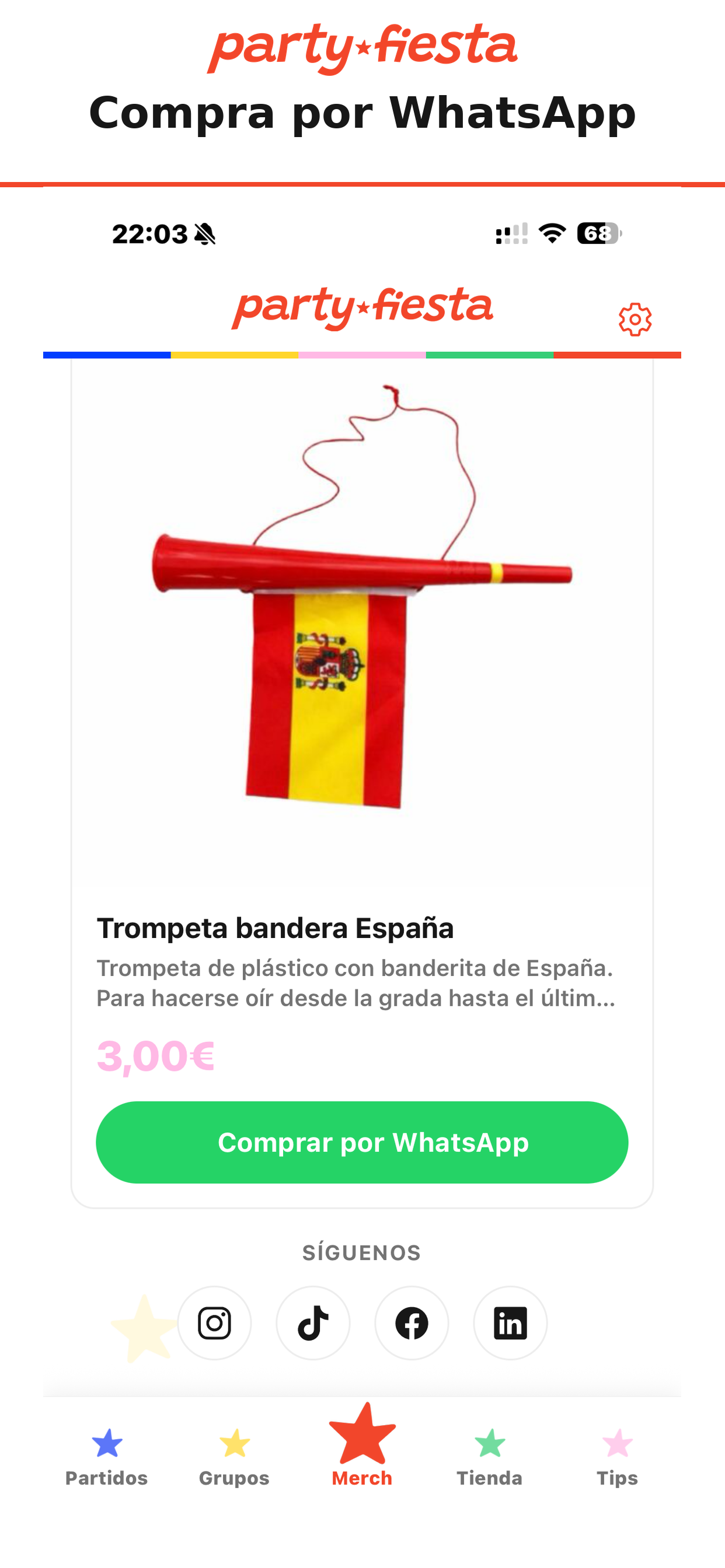 Party Fiesta · Tienda screenshot 5