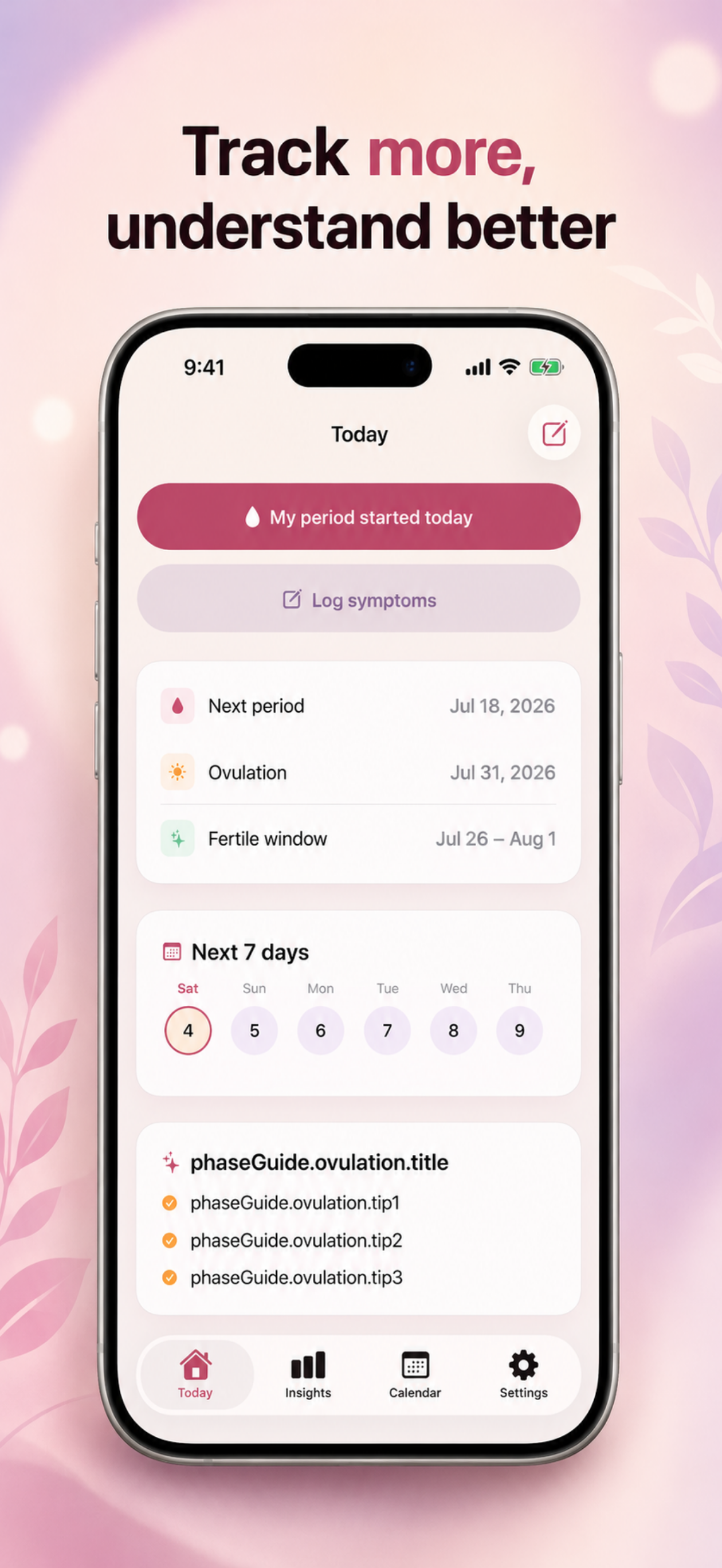 Regl+ : Period & Cycle screenshot 3